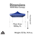 Rapid Shelter 10X10 Heavy-Duty Canopy, Durable Reinforced Steel Structure