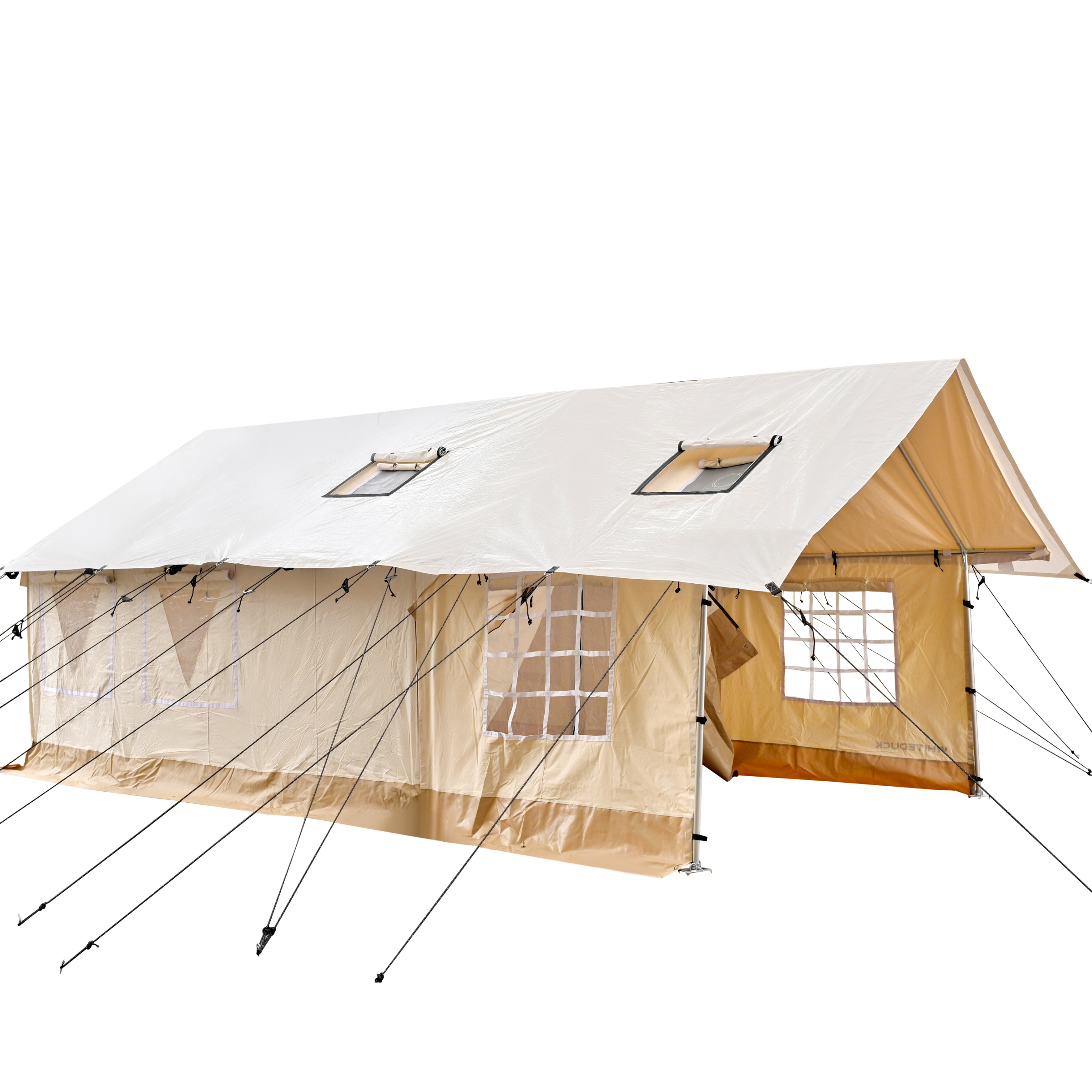 White Duck 10'x18' Extended Flysheet For Wall Tent And Porch