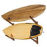 COR Surf Triple Surfboard Wall Rack | Bamboo Rack Perfect for Surf, Wakeboards, Snowboards, Skateboards — view 5