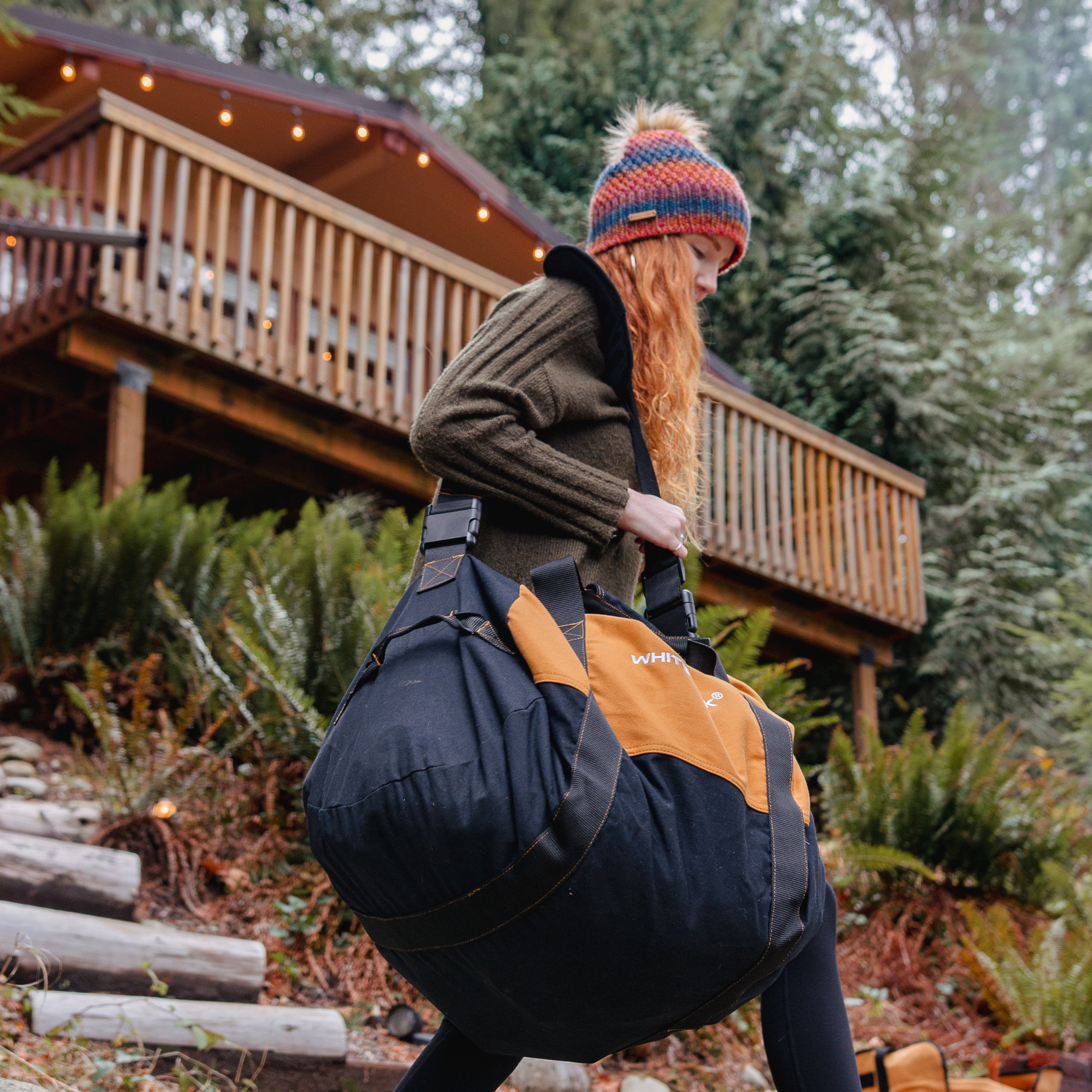 White Duck Filios Canvas Duffel Bag