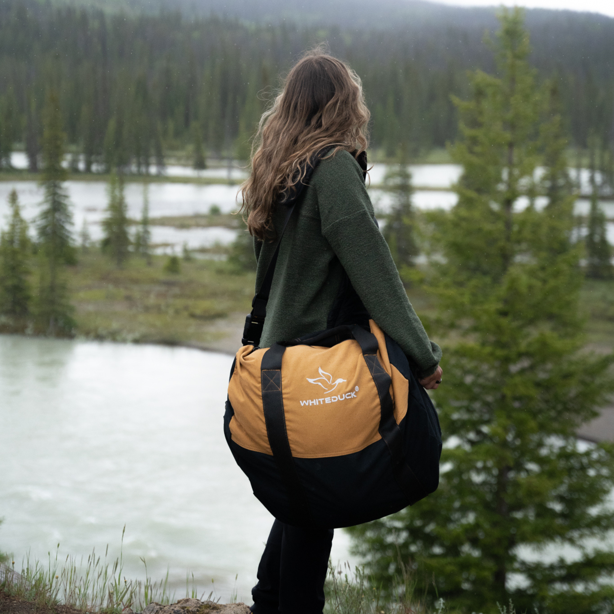 White Duck Filios Canvas Duffel Bag