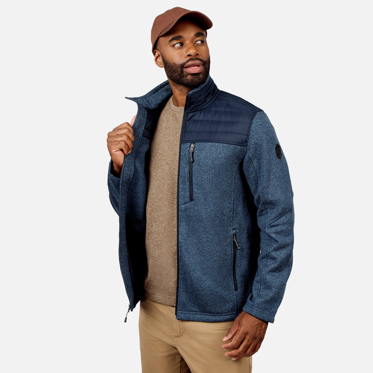 Free Country Men's Frore Knit Fleece Jacket