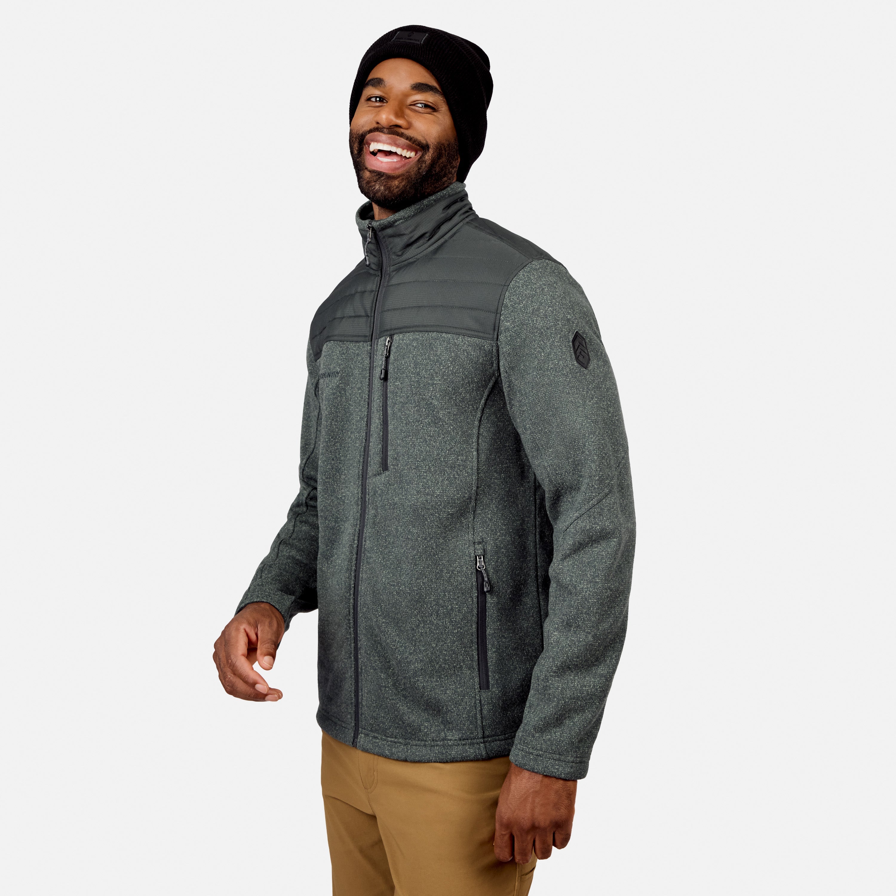 Free Country Men's Frore Knit Fleece Jacket