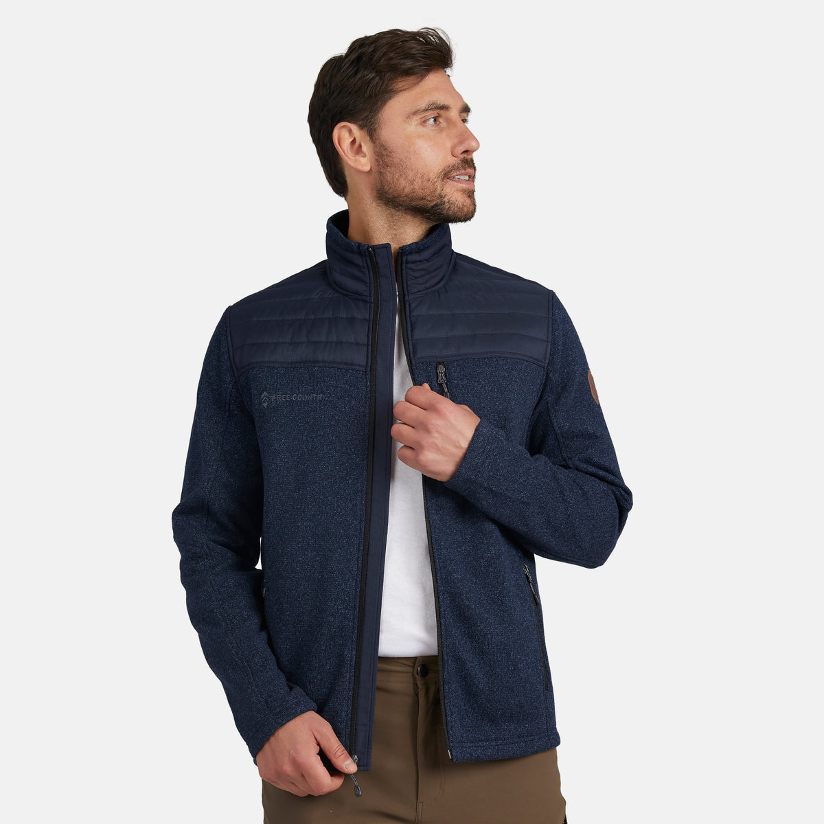 Free Country Men's Frore Knit Fleece Jacket