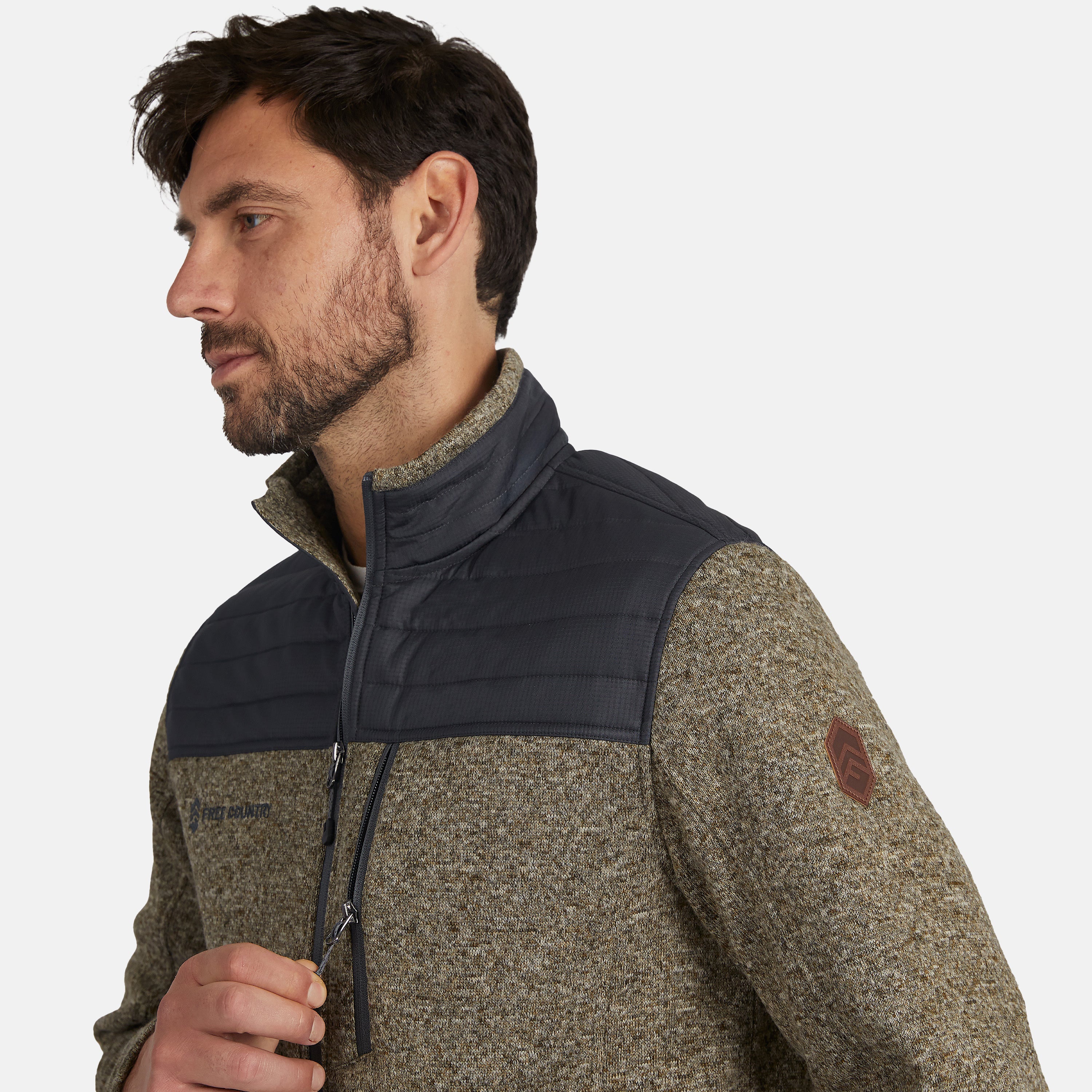Free Country Men's Frore Knit Fleece Jacket