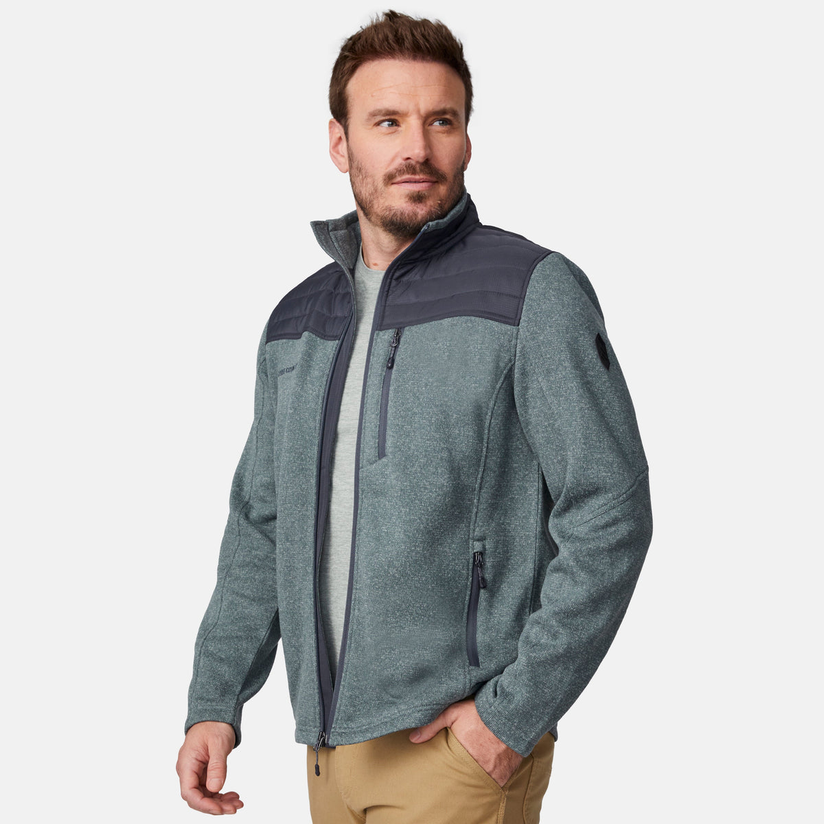 Free Country Men's Frore Knit Fleece Jacket