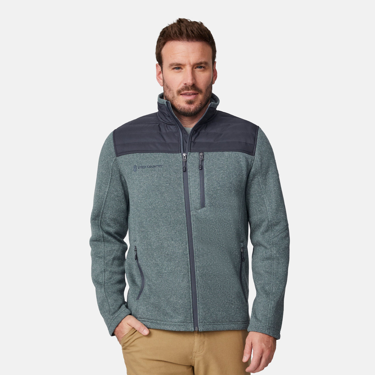 Free Country Men's Frore Knit Fleece Jacket