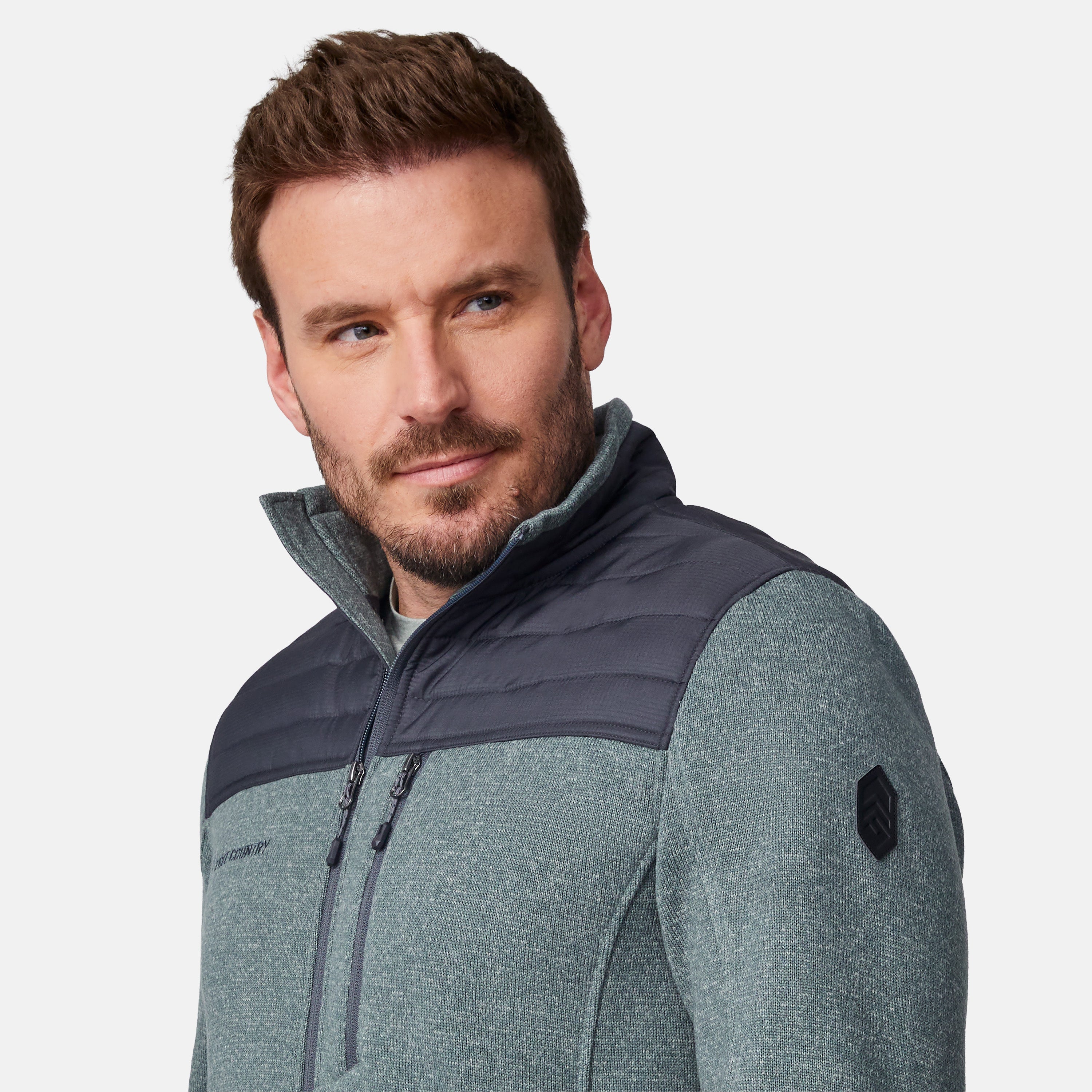 Free Country Men's Frore Knit Fleece Jacket
