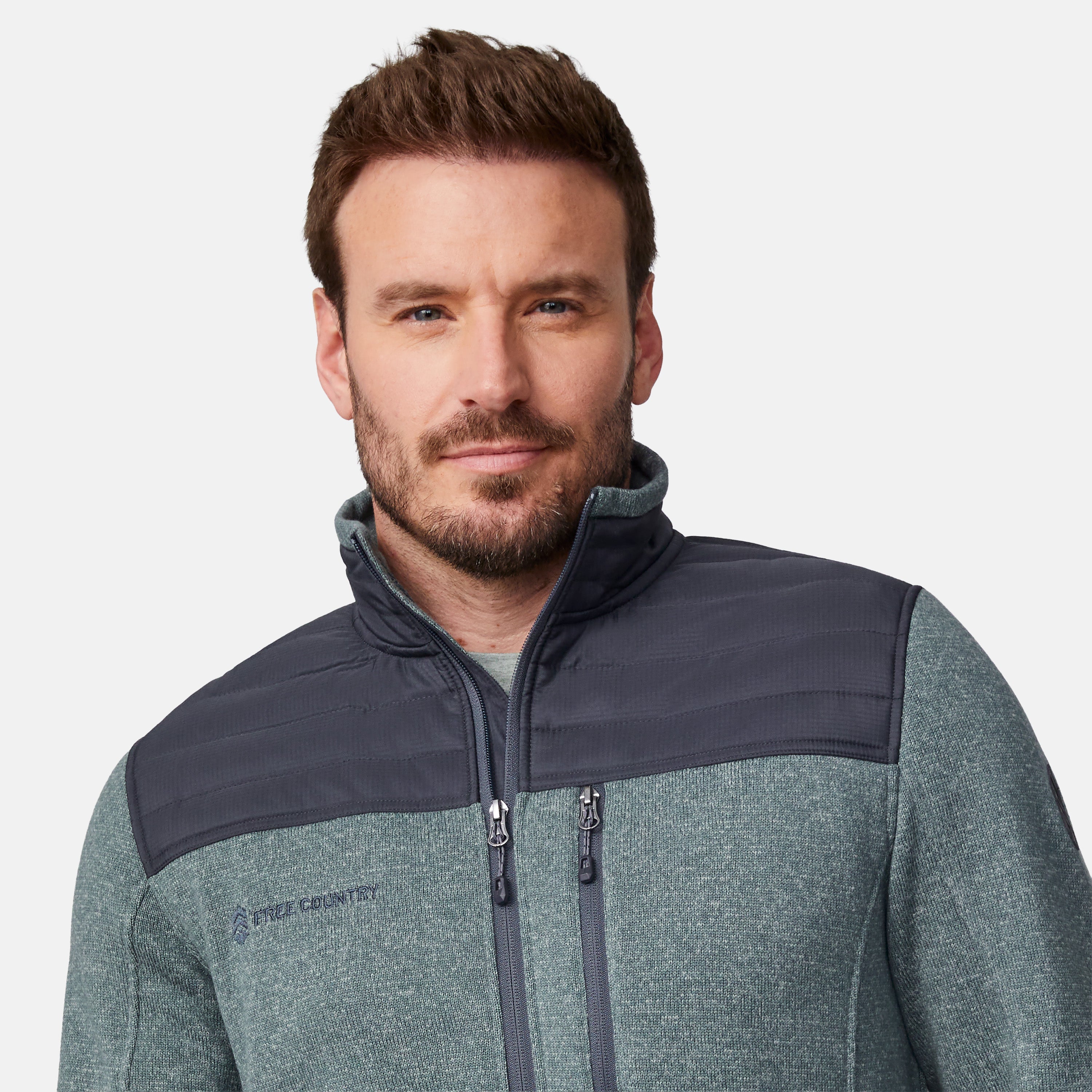 Free Country Men's Frore Knit Fleece Jacket