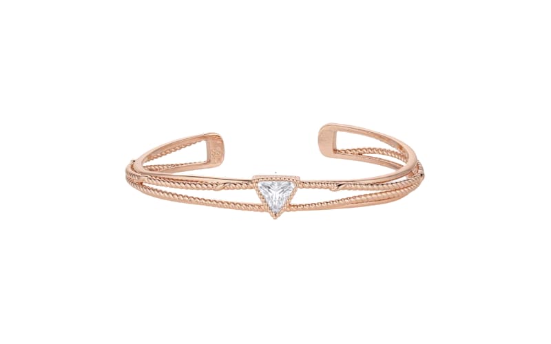 Montana Silversmiths Rose of The Rockies Cuff Bracelet — Rose gold tone / OSFM