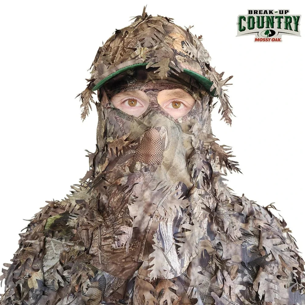QuikCamo 3D Leafy Ball Cap with Front Face Mask – product view 19