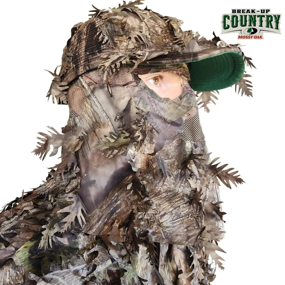 QuikCamo 3D Leafy Ball Cap with Front Face Mask – product view 20