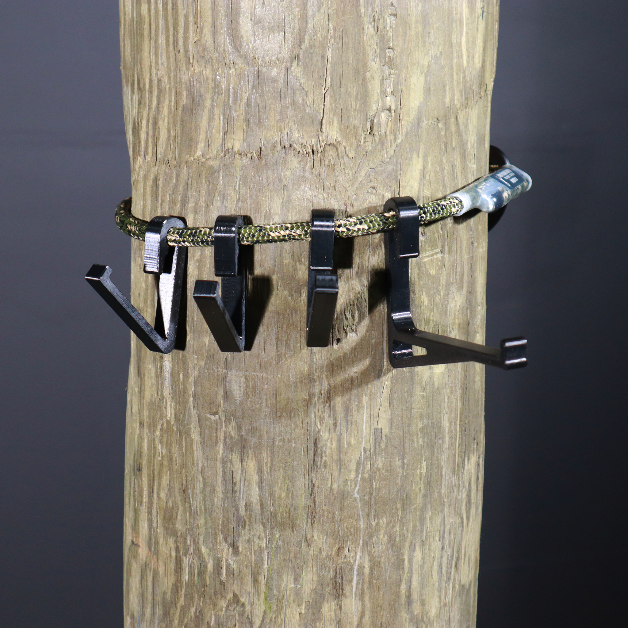Hang Free 3D Printed Gear Hanger For Rope — view 2