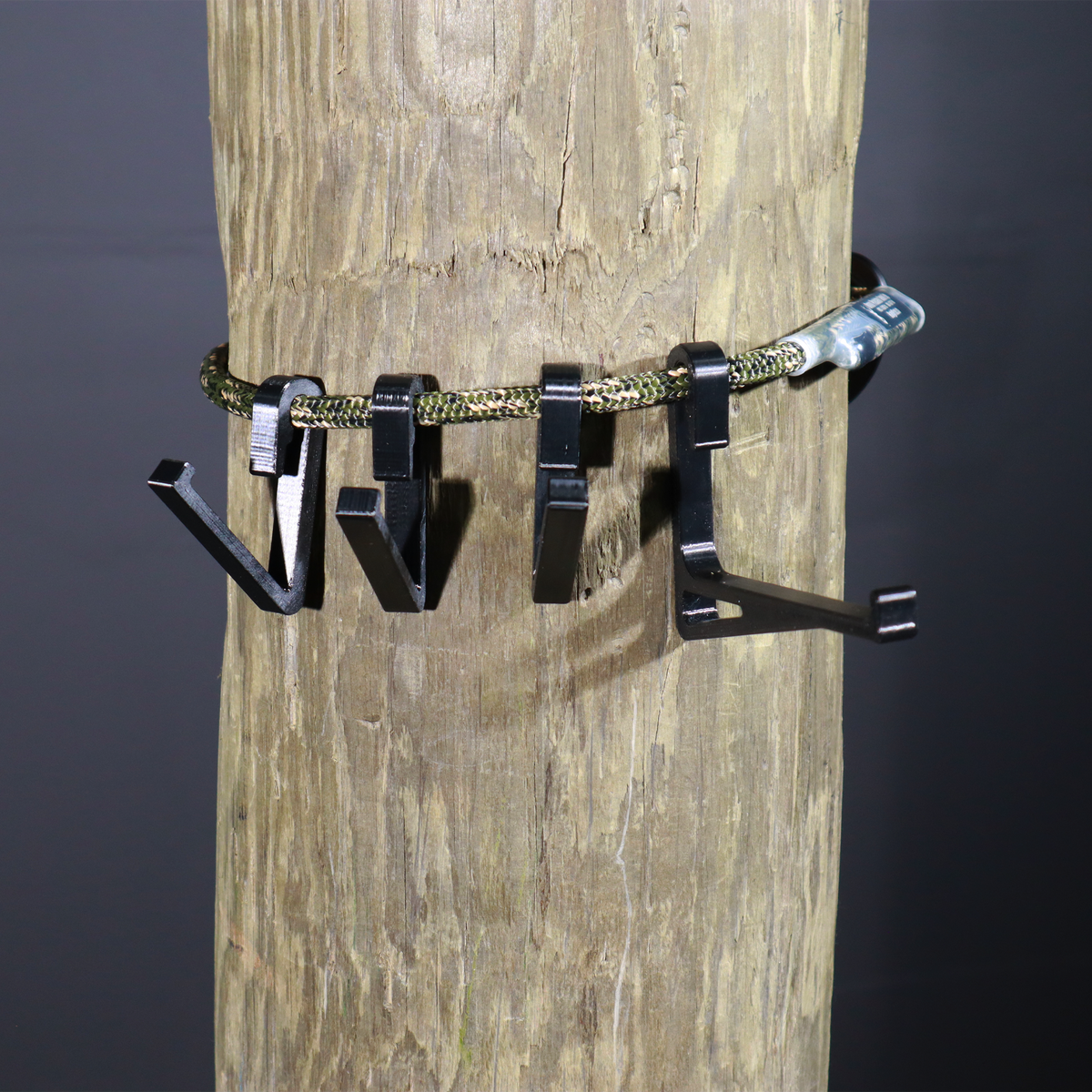 Hang Free 3D Printed Gear Hanger For Rope — view 2