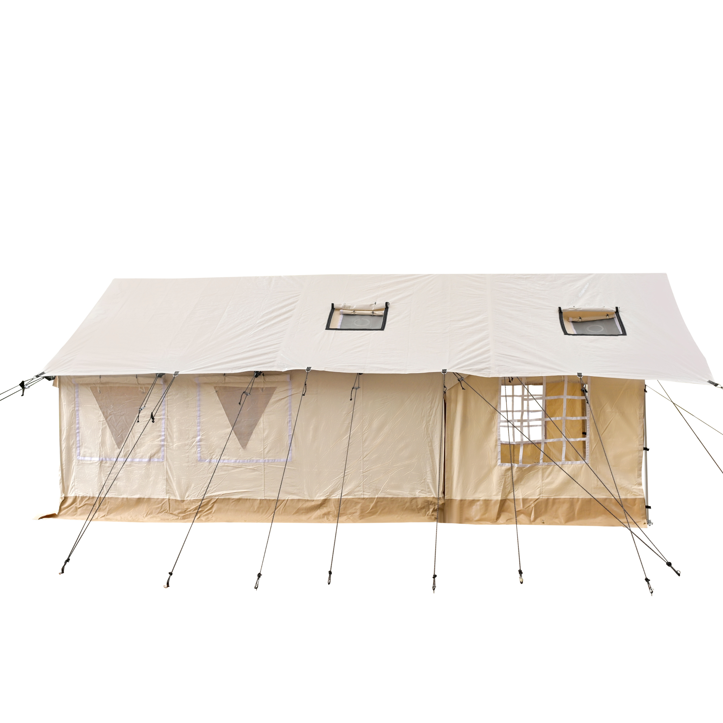 White Duck 12'x20' Extended Flysheet For Wall Tent And Porch