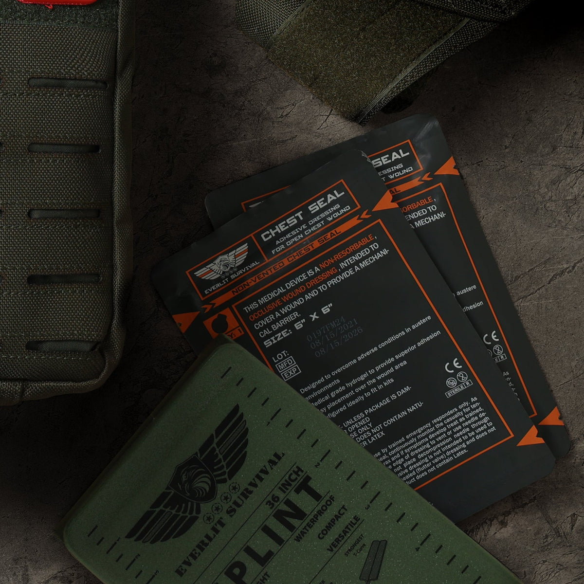 OCCLUSIVE NON-VENTED CHEST SEAL by Everlit Survival