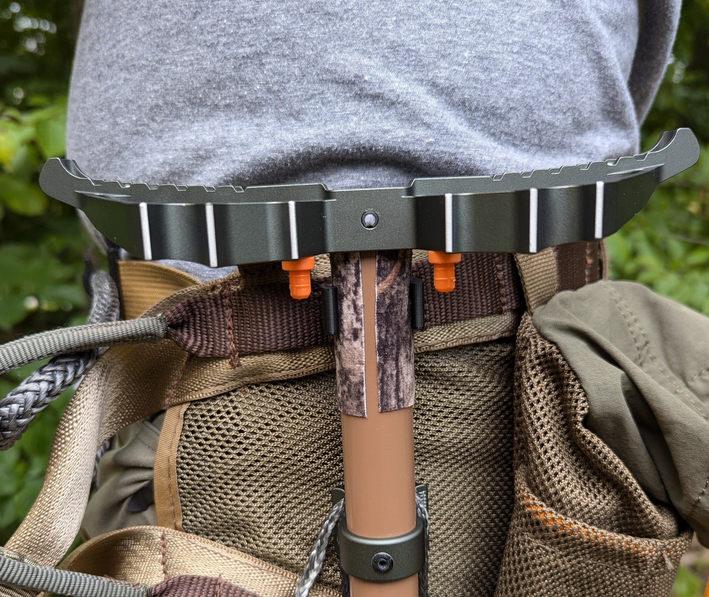 3D Hunting Solutions 1" Round Stick Caddy for Saddle Hunting - Tethrd One, Latitude Synergy, Arsenal Carbonlite, TreeStyx — product view 1