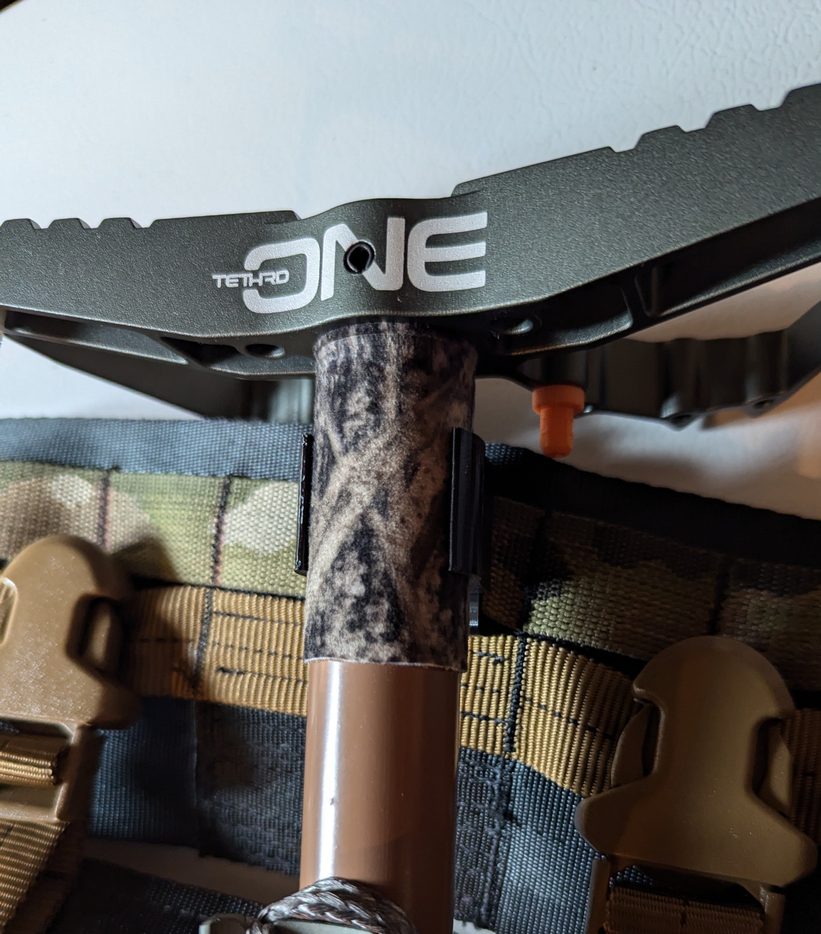 3D Hunting Solutions 1" Round Molle Caddy for Saddle Hunting - Tethrd One, Latitude Synergy, Arsenal Carbonlite, TreeStyx — product view 3
