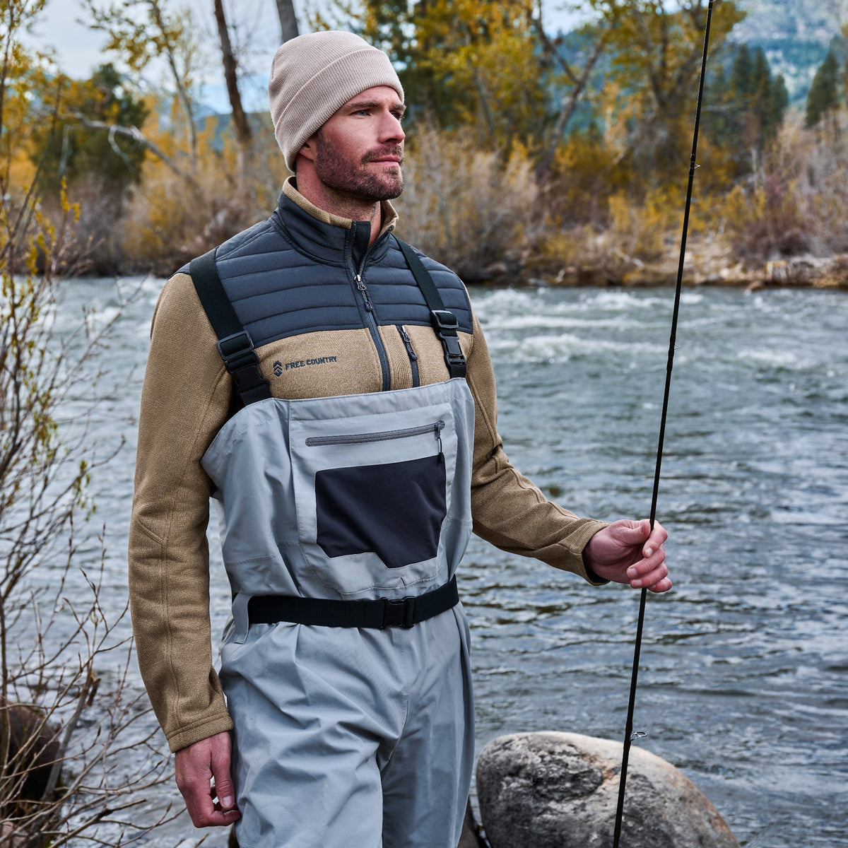 Free Country Men's Frore Knit Fleece Jacket