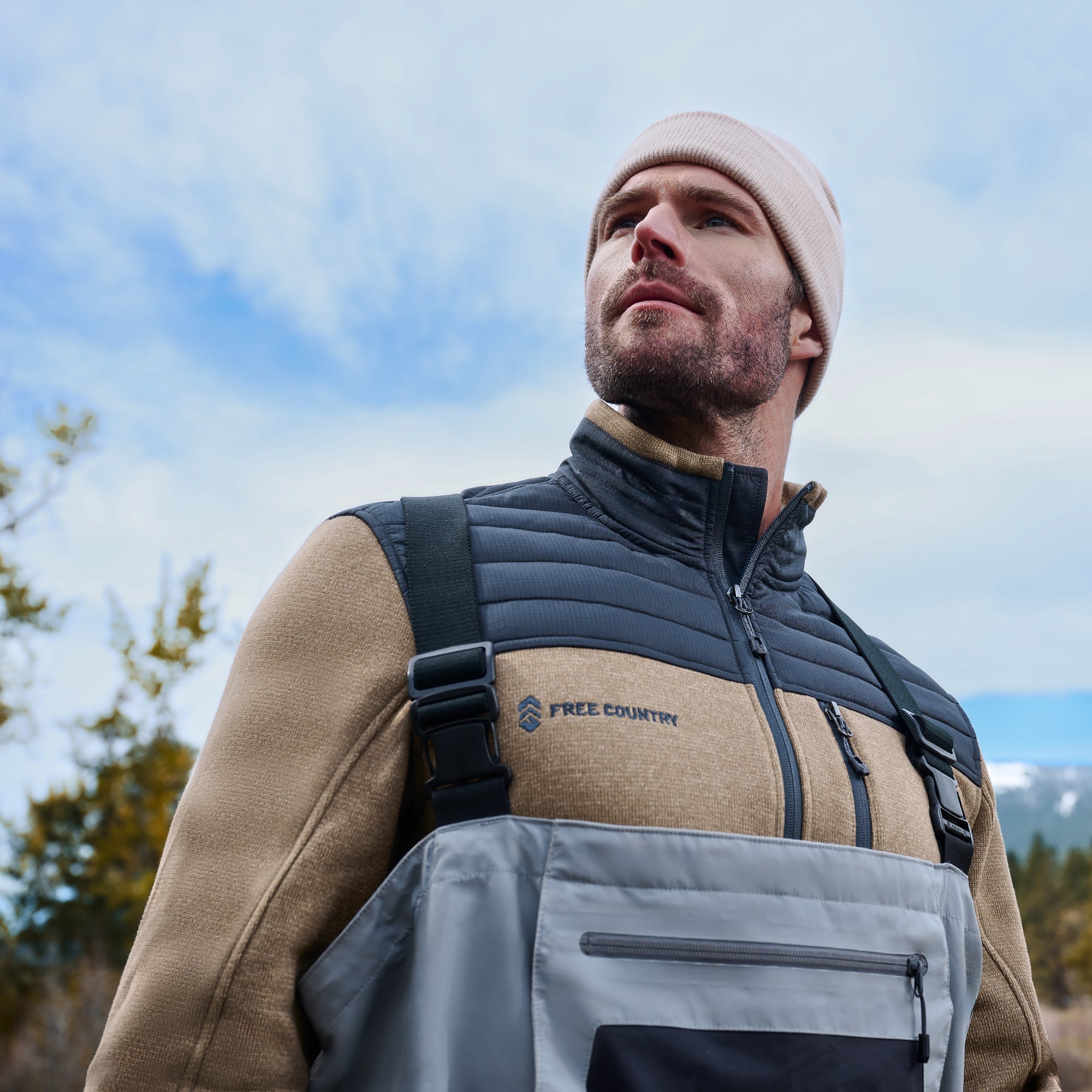 Free Country Men's Frore Knit Fleece Jacket