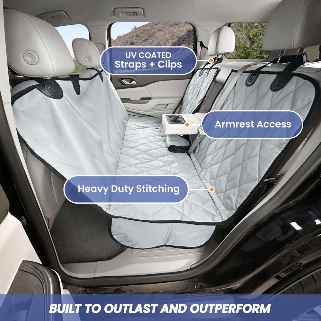 4Knines Rear Seat Cover for Fold Down Seats with Hammock - Regular