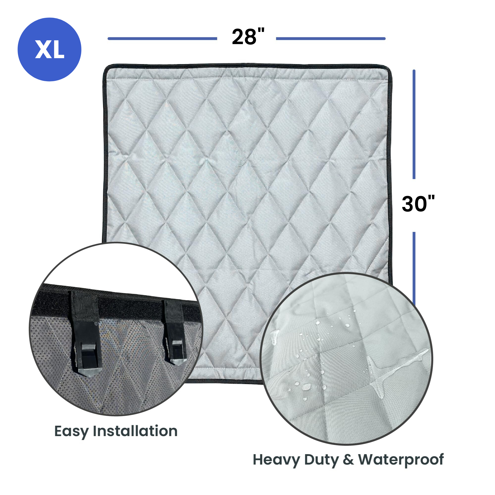 4Knines Car Door Covers That Stay In Place - XL