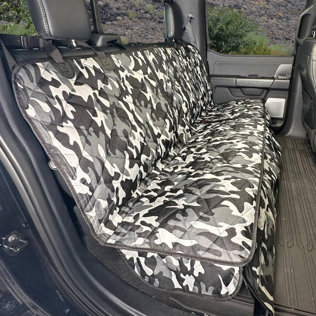 4Knines Crew Cab Truck Seat Cover with Hammock for Fold Up Seats