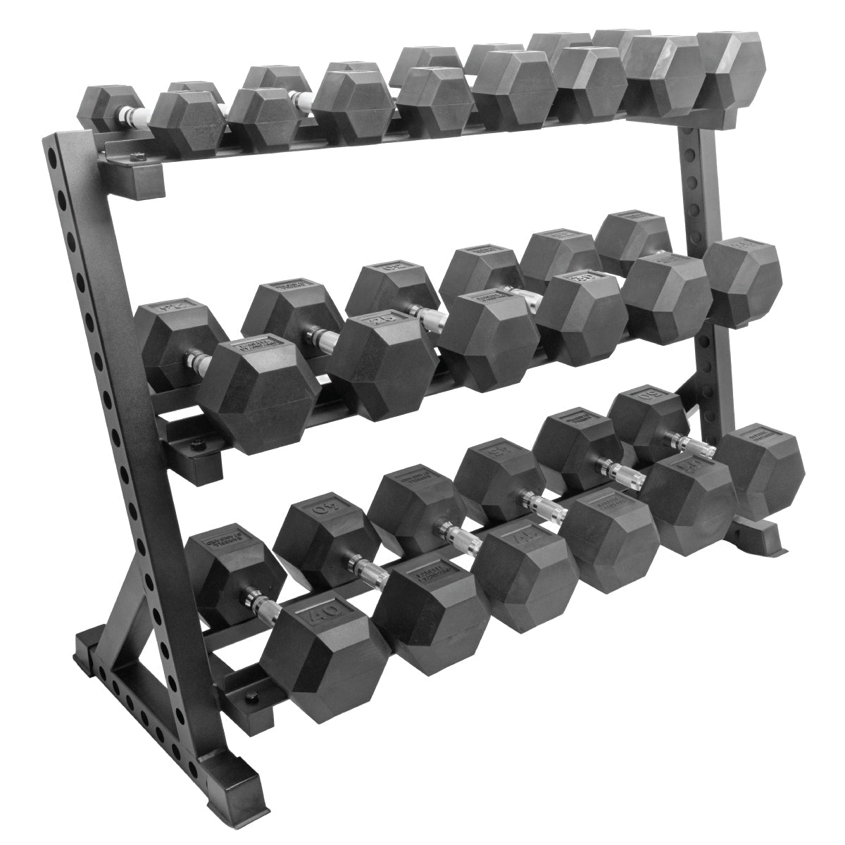 Barbell Standard Three-Tier Dumbbell Rack - view 2