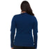 Women's mock neck women's merino wool mock neck soft wool mock neck sweater. Back view.