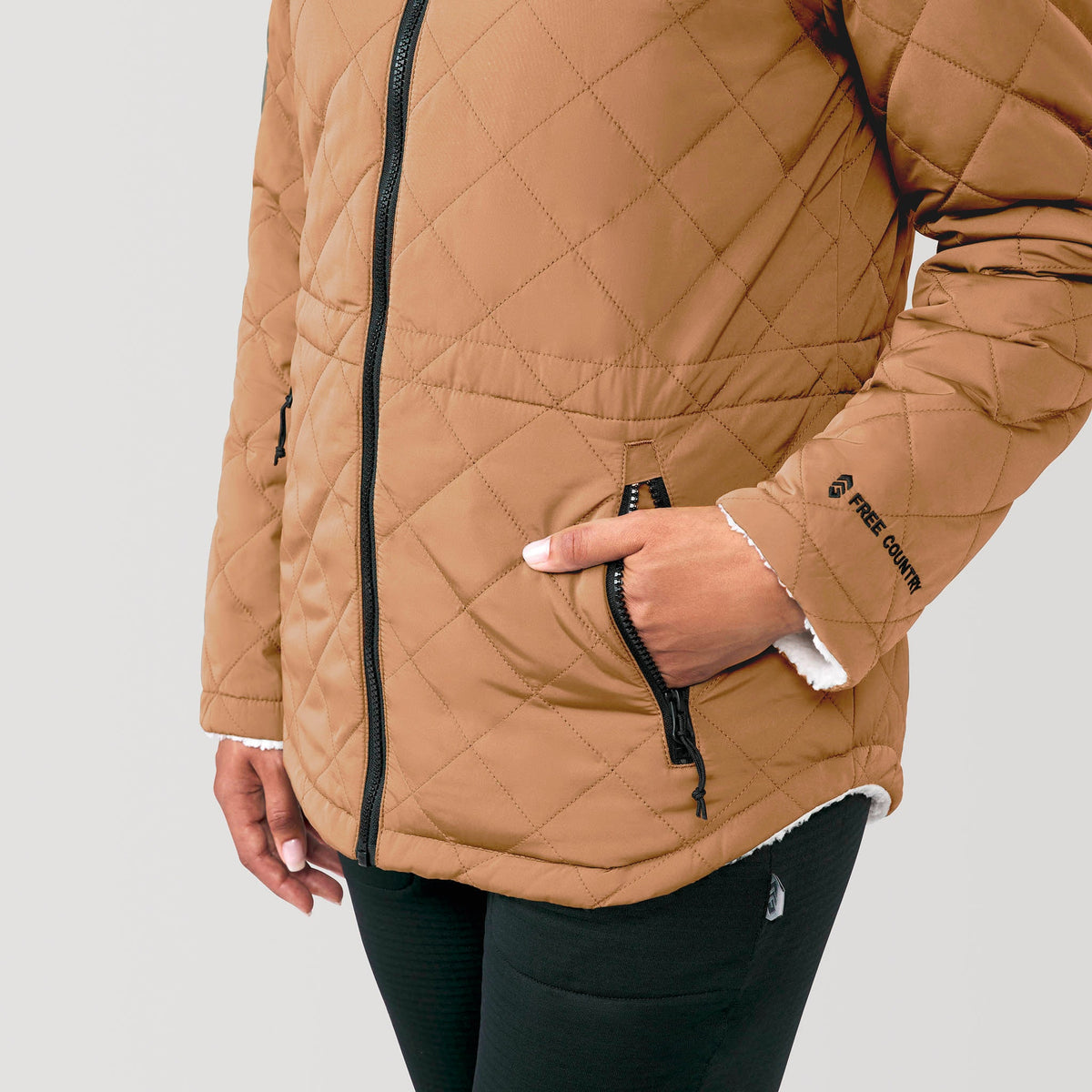 Free Country Women's Switch It Up Cloud Lite Reversible Jacket