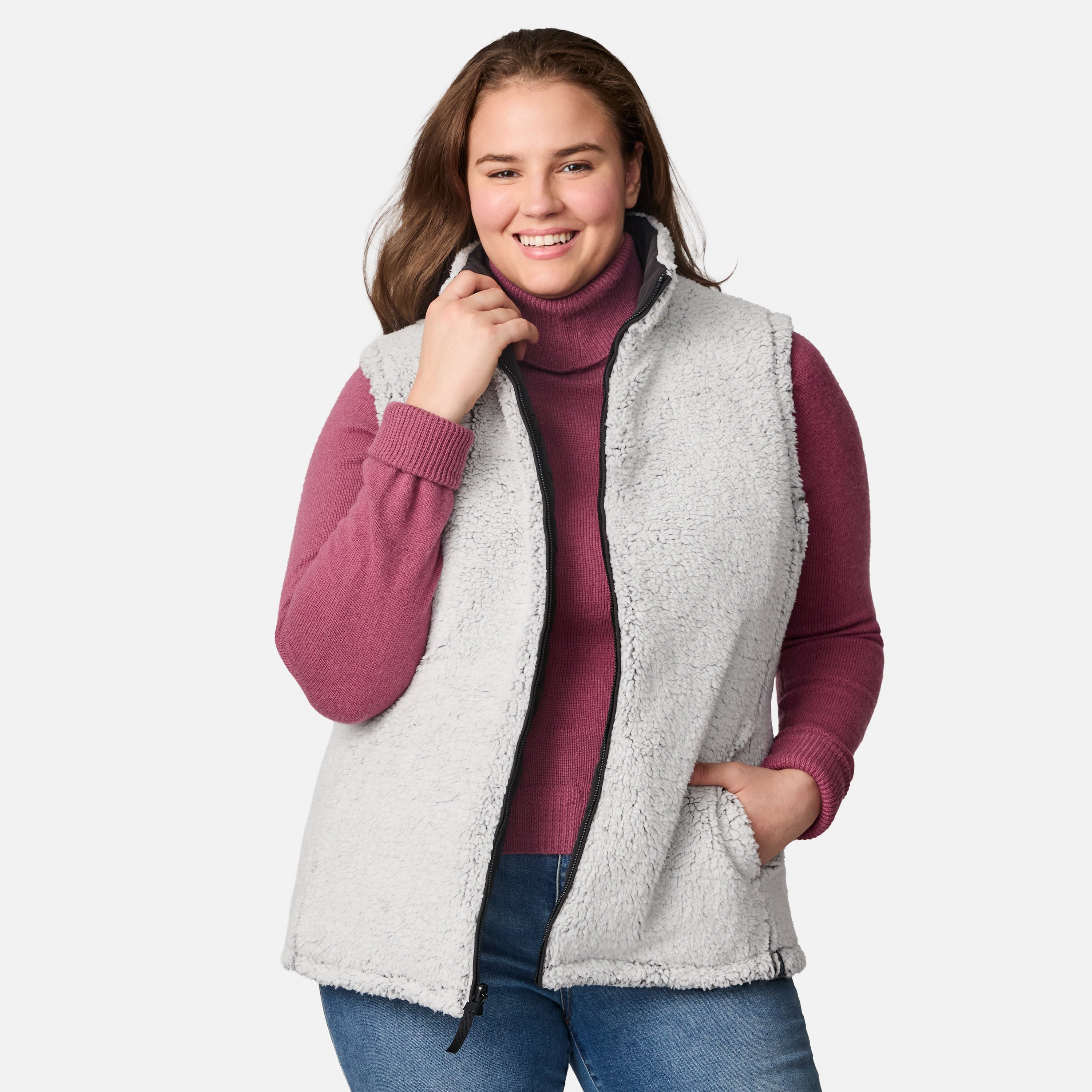 Free Country Women's Plus Size Expedition II Stratus Lite Reversible Vest