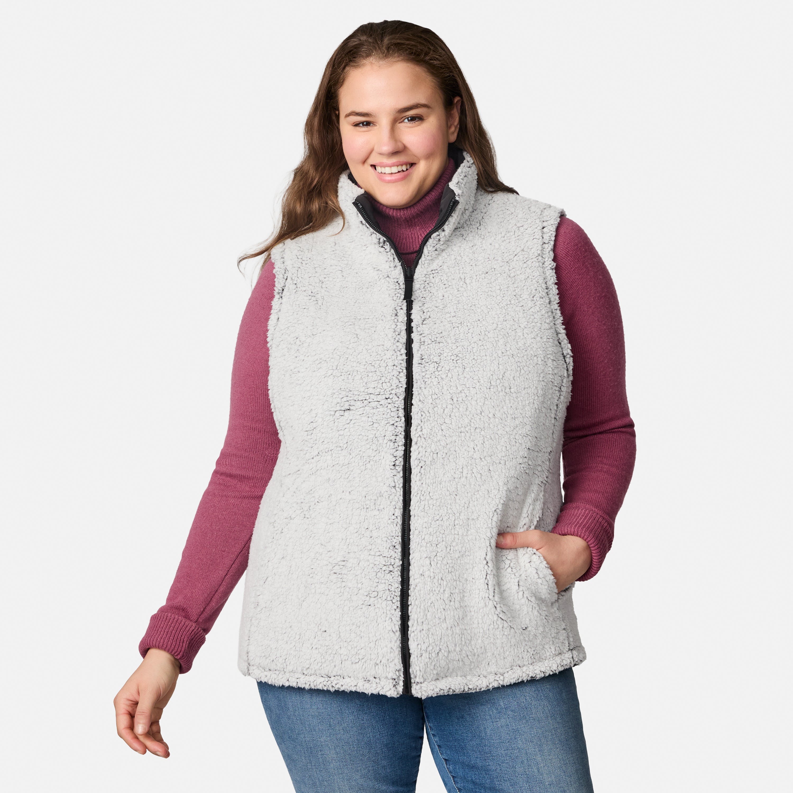 Free Country Women's Plus Size Expedition II Stratus Lite Reversible Vest