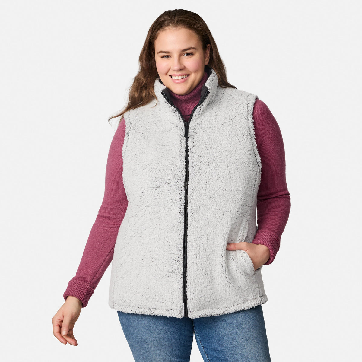 Free Country Women's Plus Size Expedition II Stratus Lite Reversible Vest