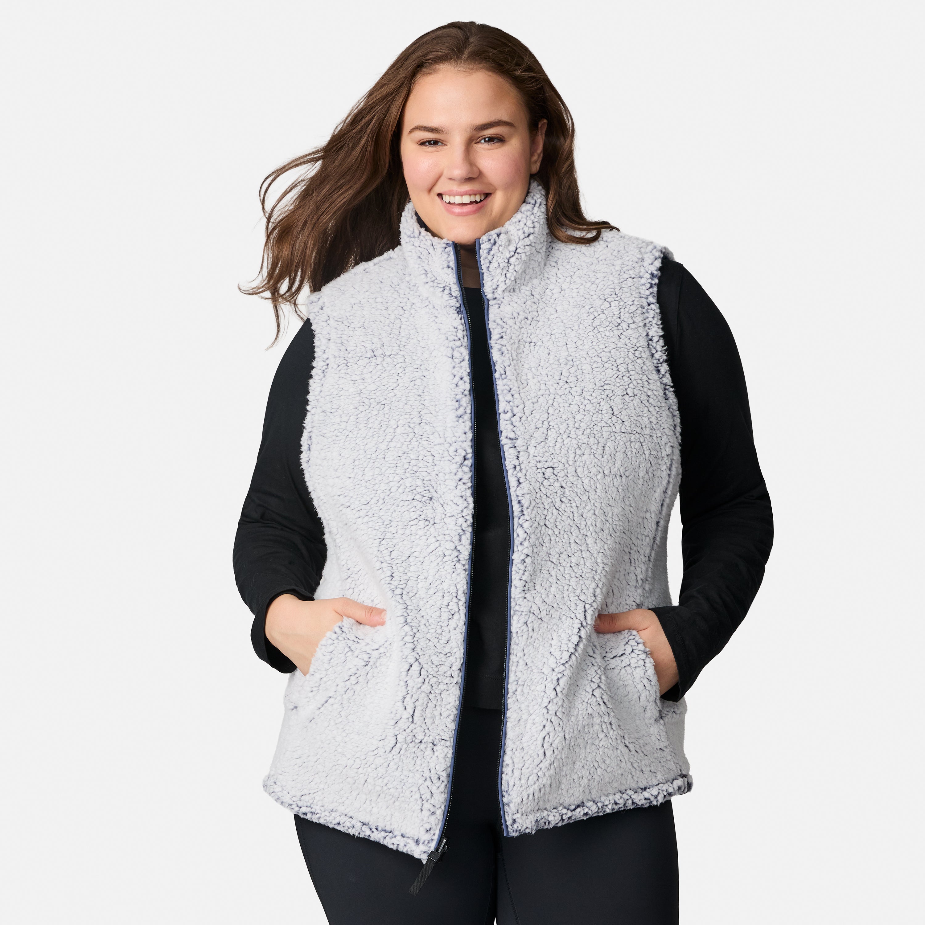 Free Country Women's Plus Size Expedition II Stratus Lite Reversible Vest