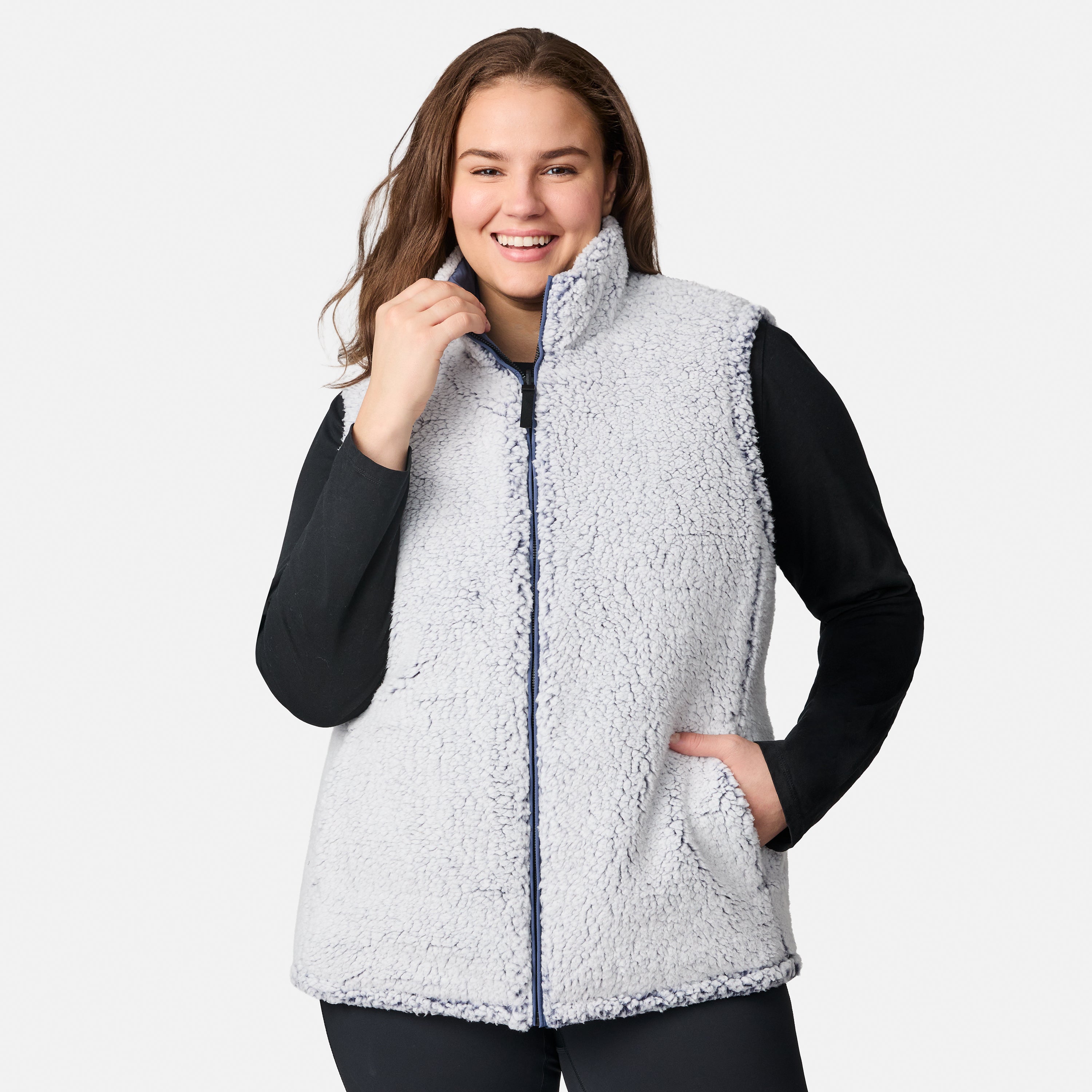 Free Country Women's Plus Size Expedition II Stratus Lite Reversible Vest
