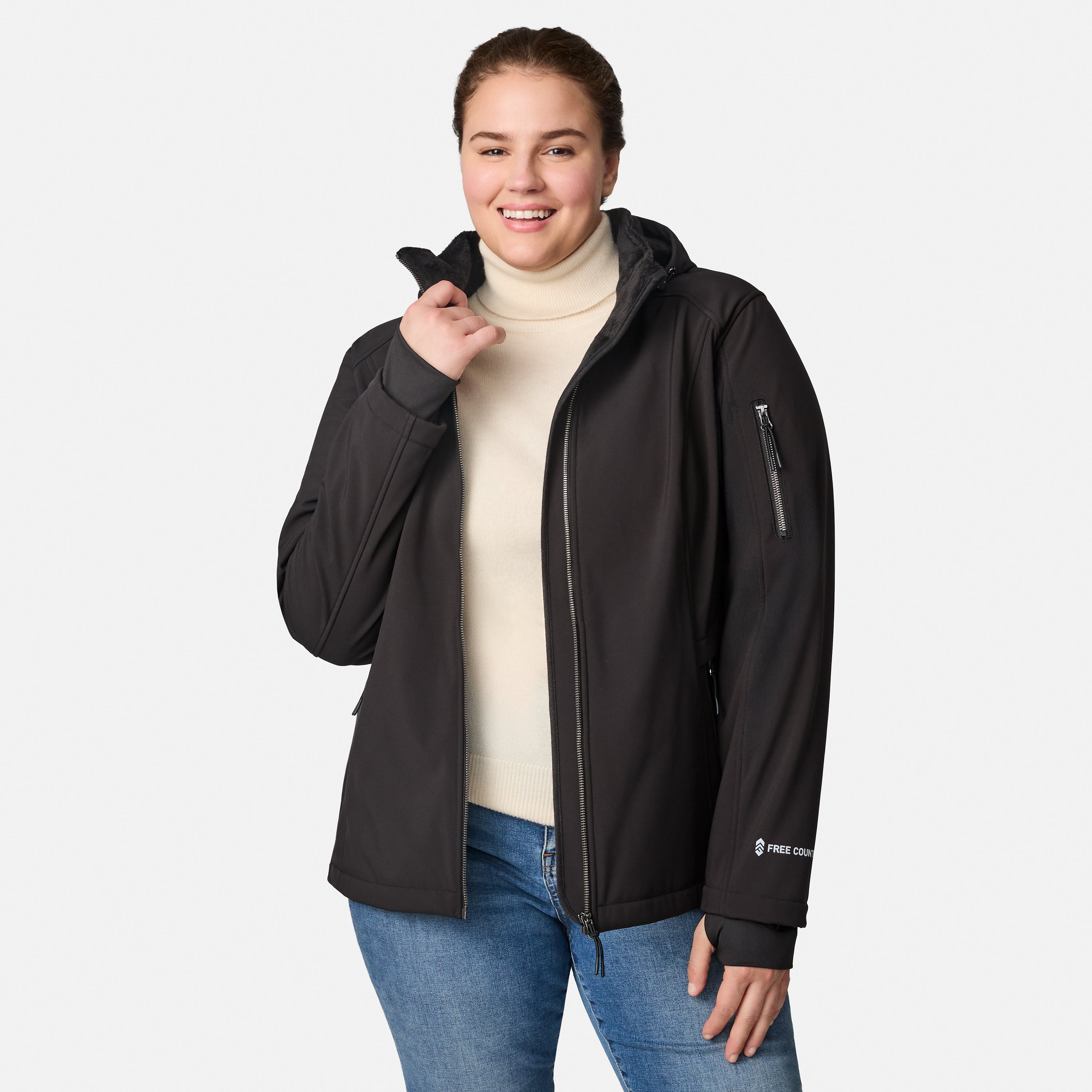 Free Country Women's Plus Size Aeris II Super Softshell® Jacket