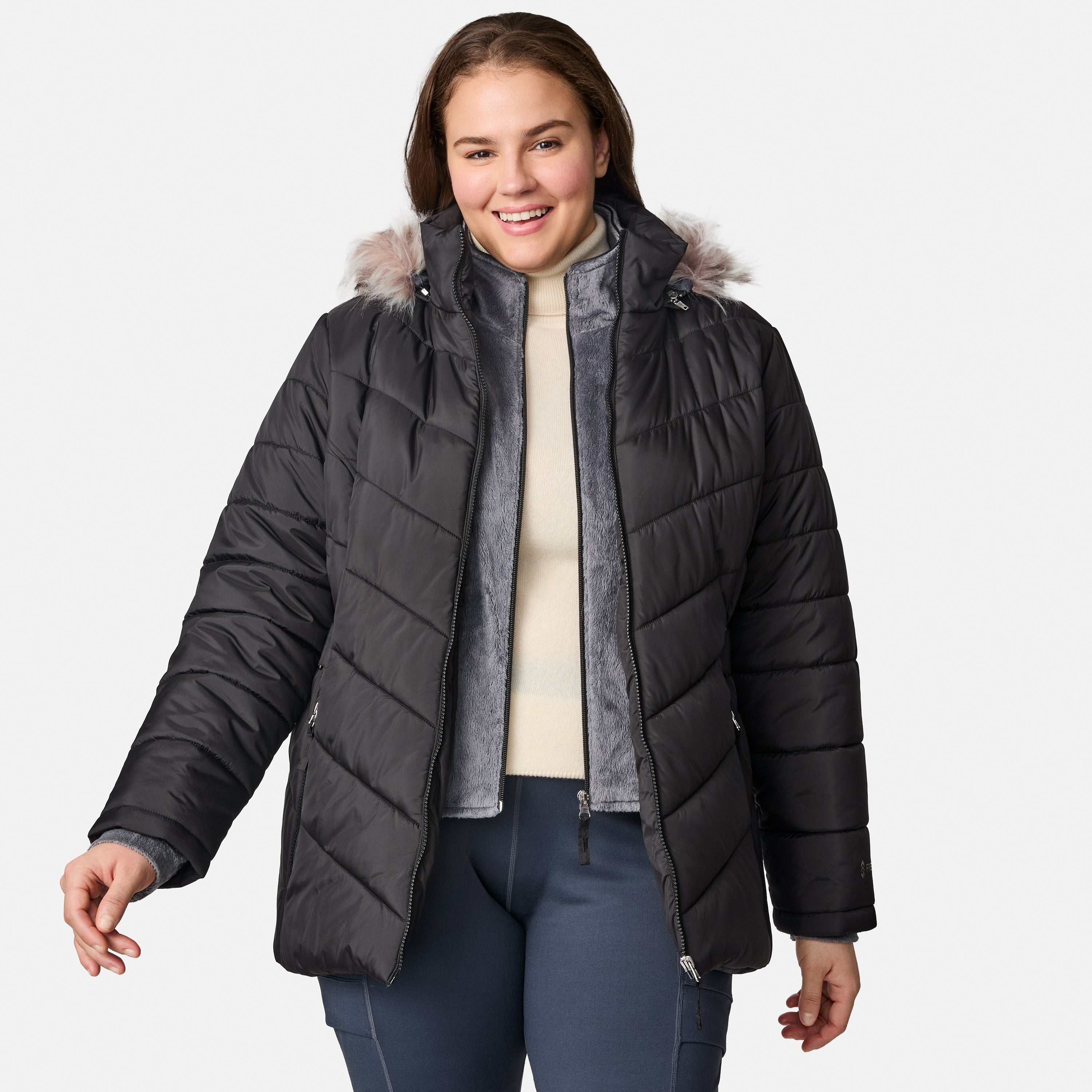 Free Country Women's Plus Size Unstoppable II Poly Air Touch Jacket