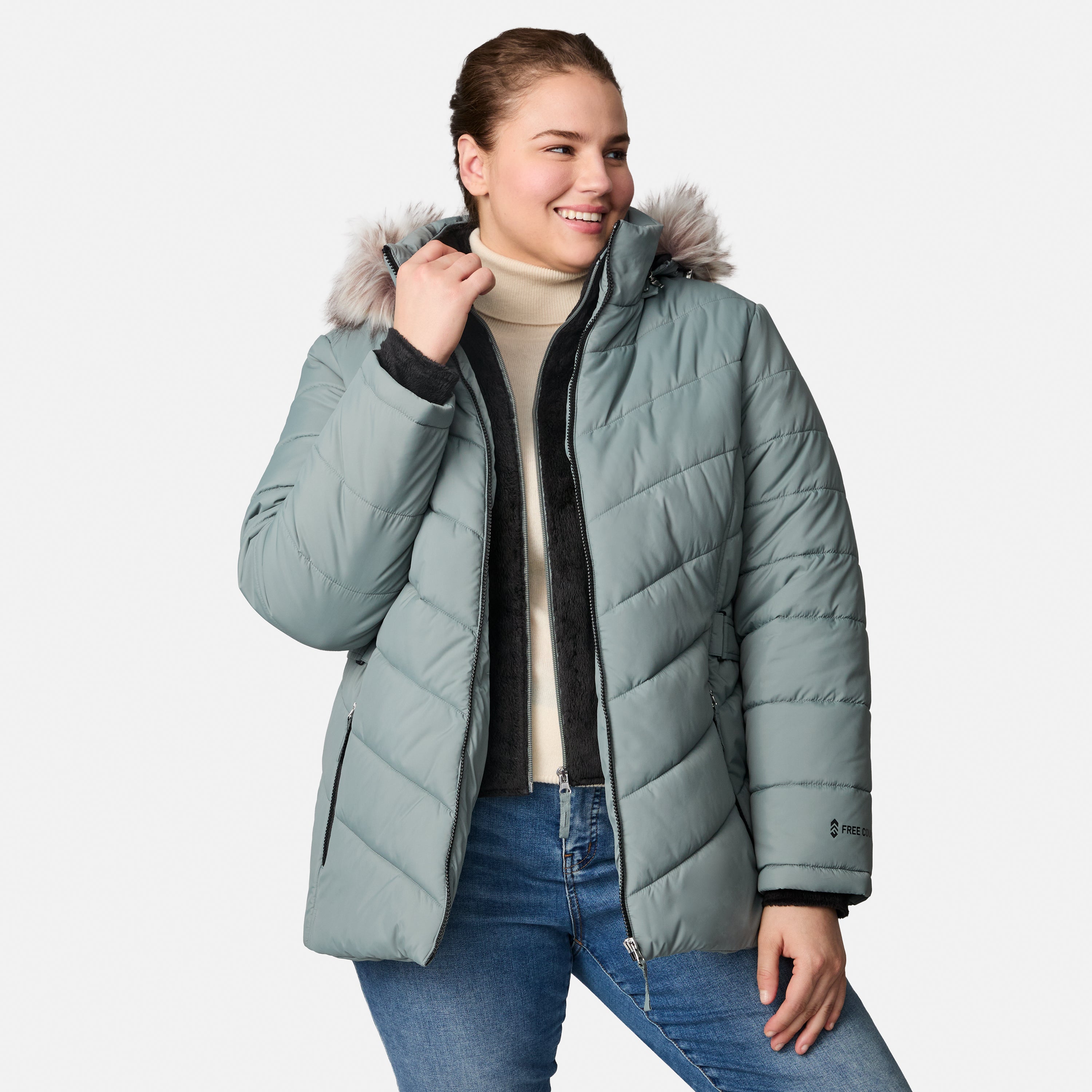 Free Country Women's Plus Size Unstoppable II Poly Air Touch Jacket