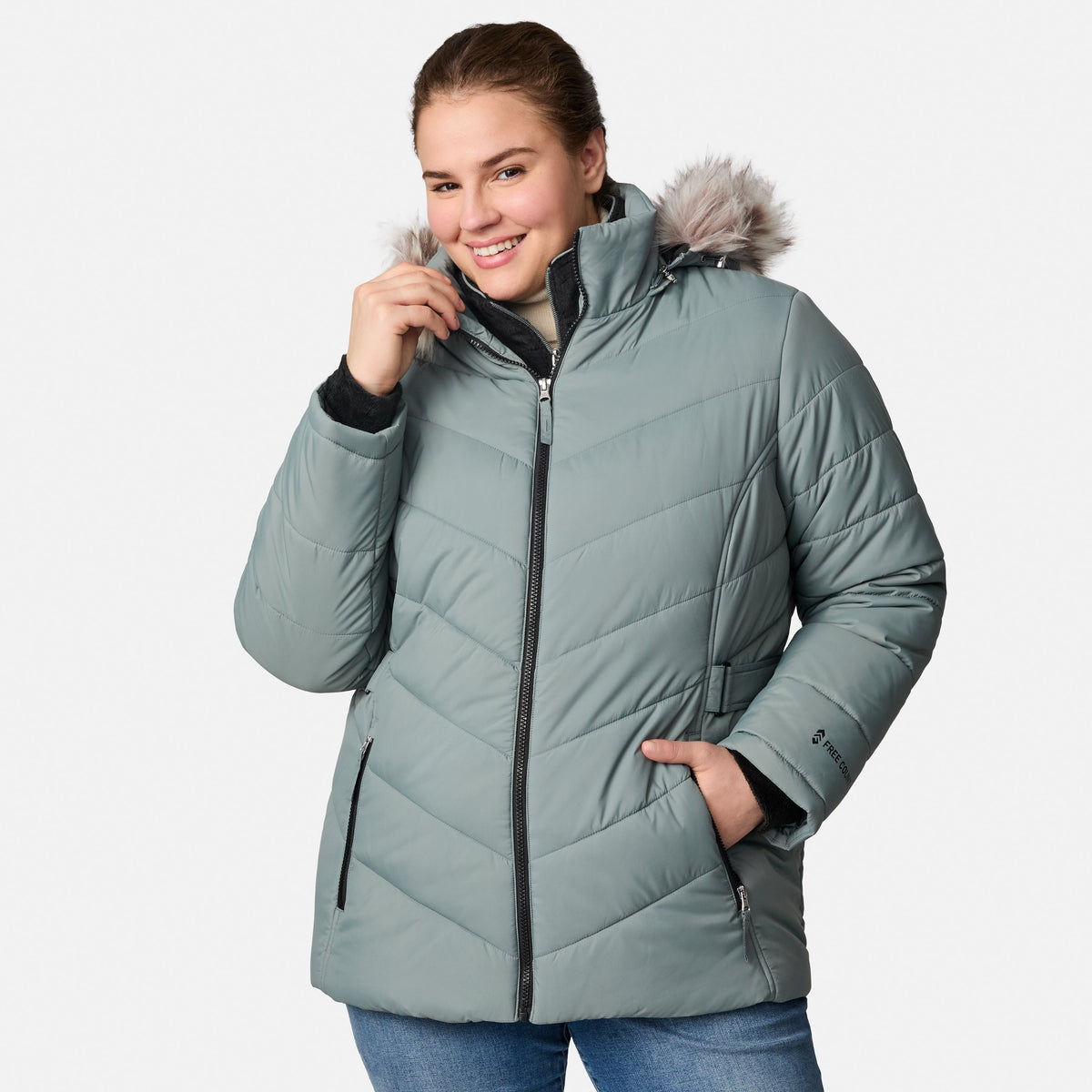 Free Country Women's Plus Size Unstoppable II Poly Air Touch Jacket