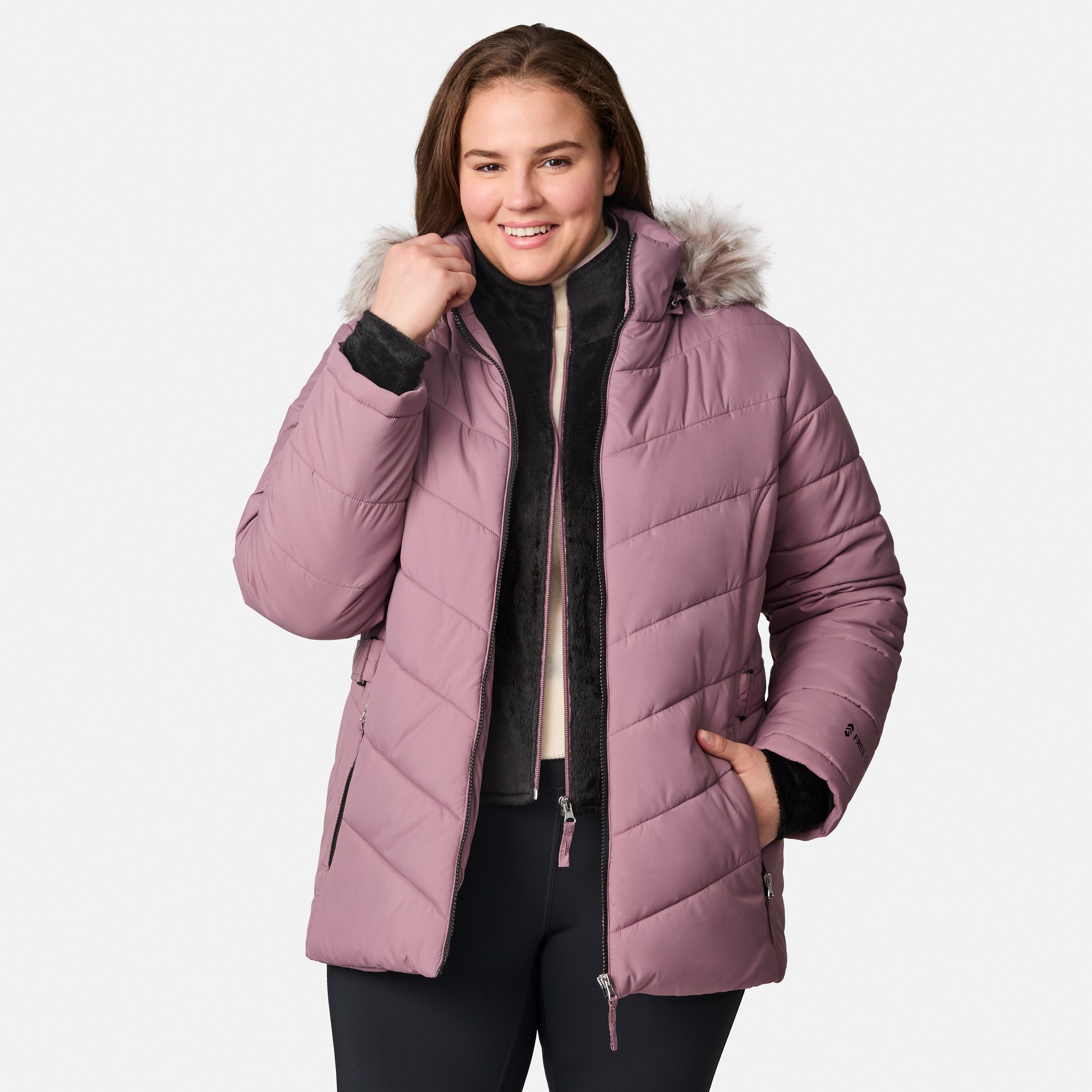 Free Country Women's Plus Size Unstoppable II Poly Air Touch Jacket