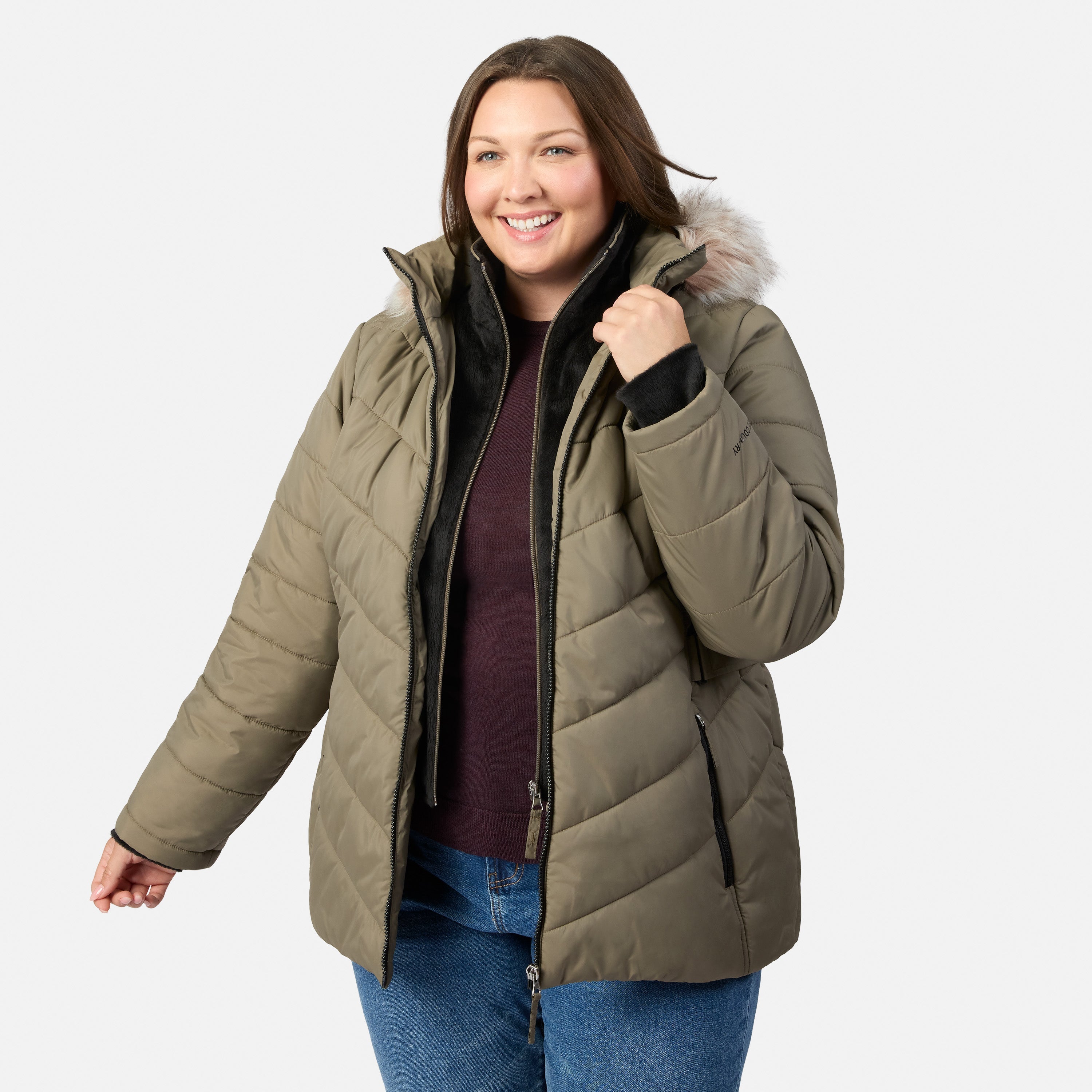 Free Country Women's Plus Size Unstoppable II Poly Air Touch Jacket