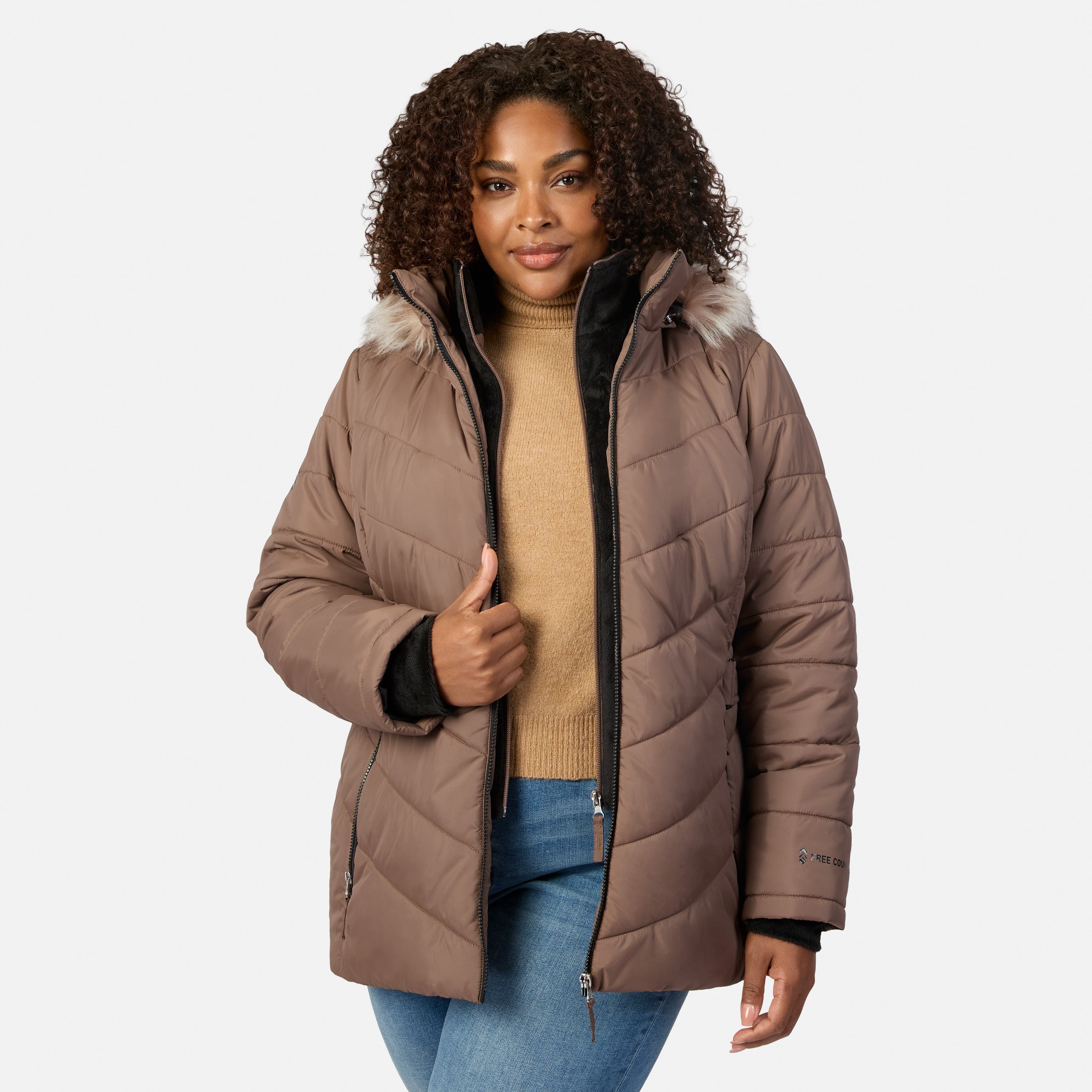 Free Country Women's Plus Size Unstoppable II Poly Air Touch Jacket