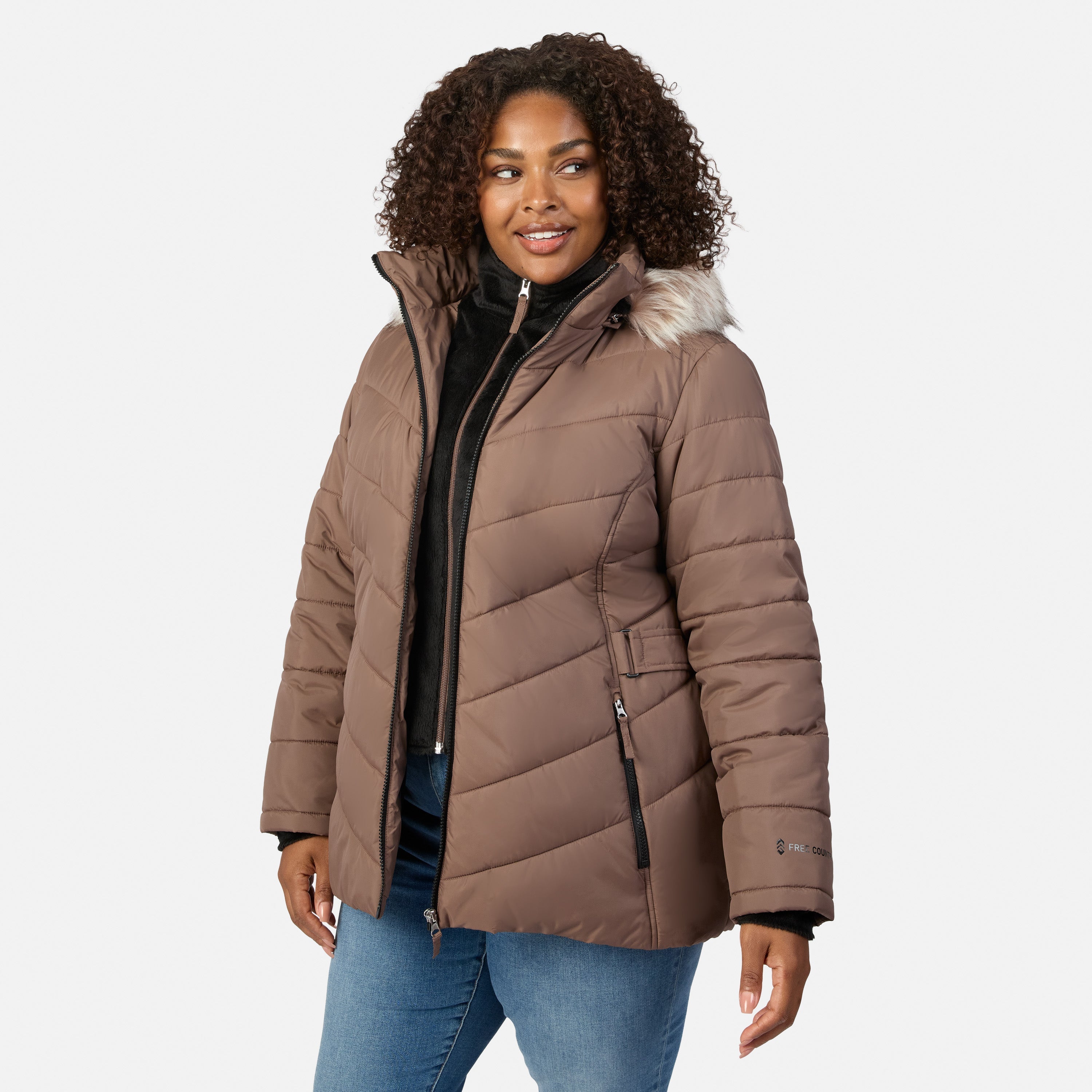 Free Country Women's Plus Size Unstoppable II Poly Air Touch Jacket