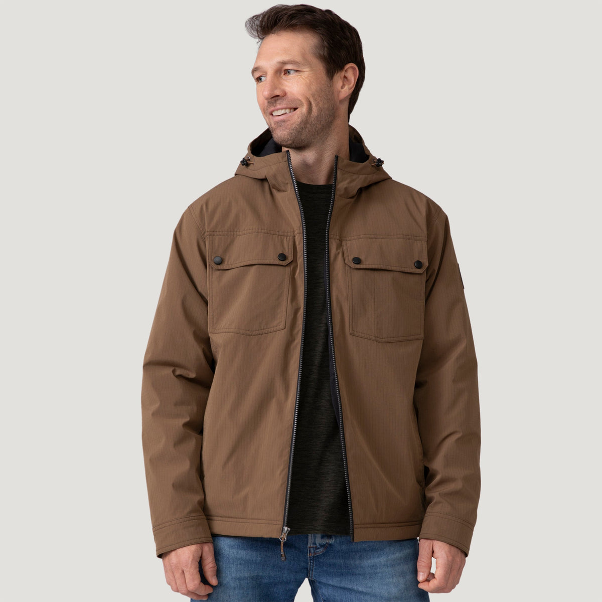 Free Country Men's Hooded Cruiser Midweight Jacket