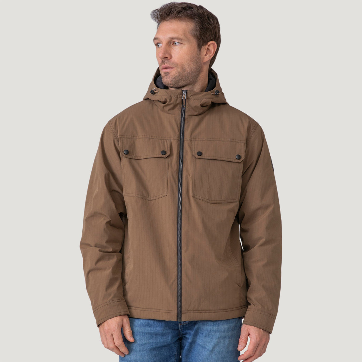 Free Country Men's Hooded Cruiser Midweight Jacket