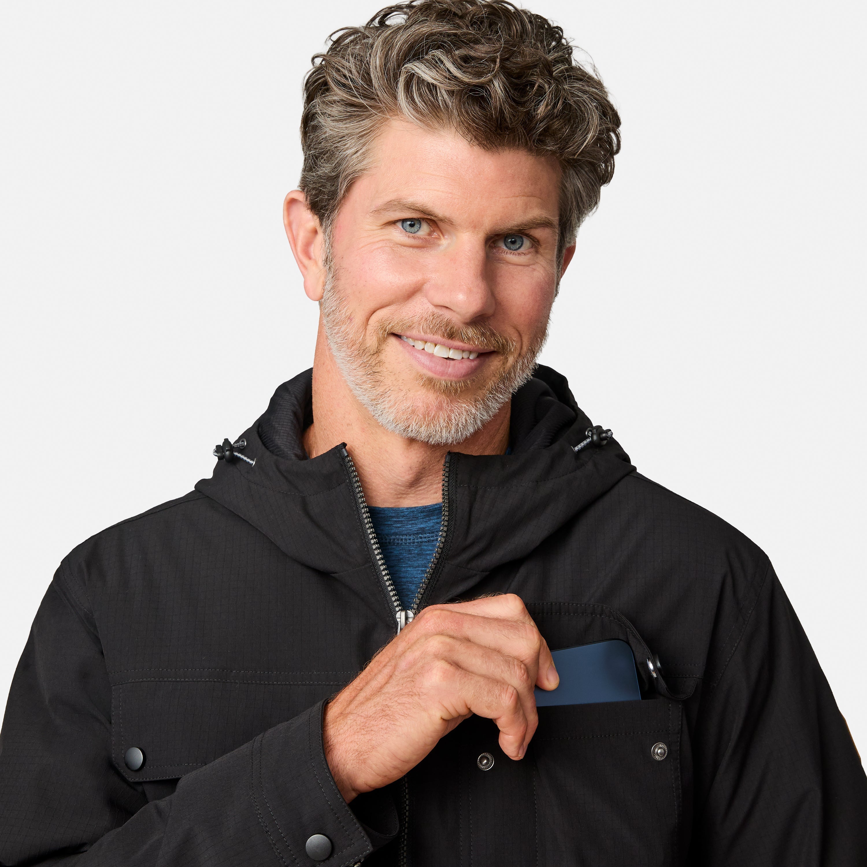 Free Country Men's Hooded Cruiser Midweight Jacket