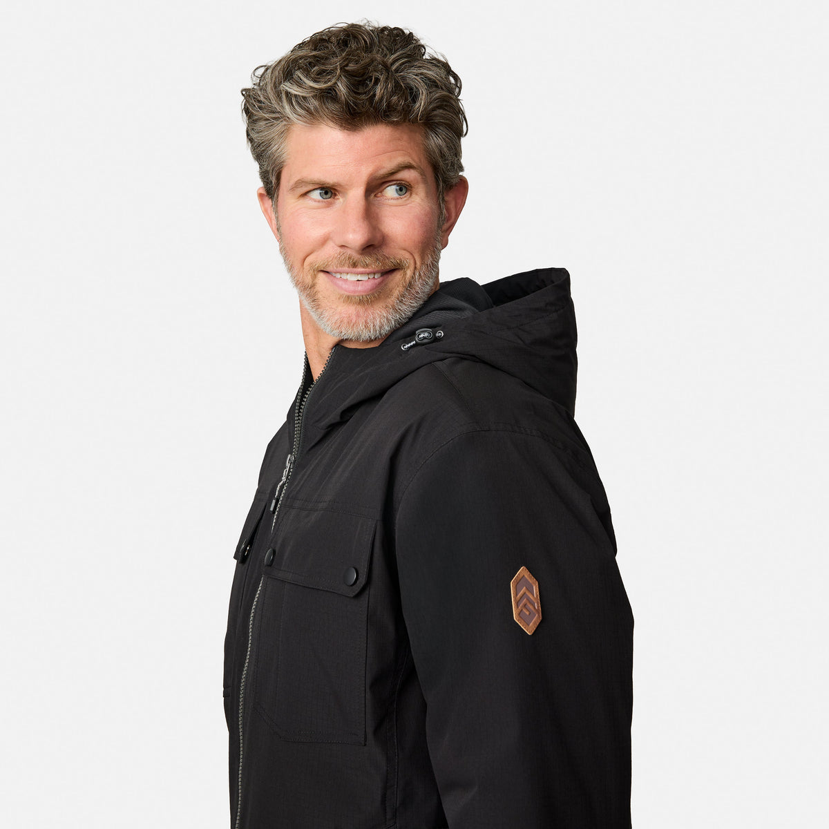 Free Country Men's Hooded Cruiser Midweight Jacket