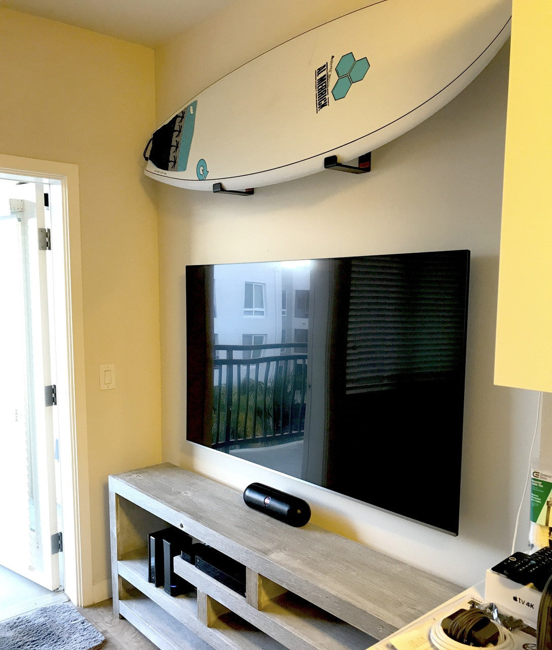 Minimalist Surfboard Display Rack | Holds 30 lbs - product view 4