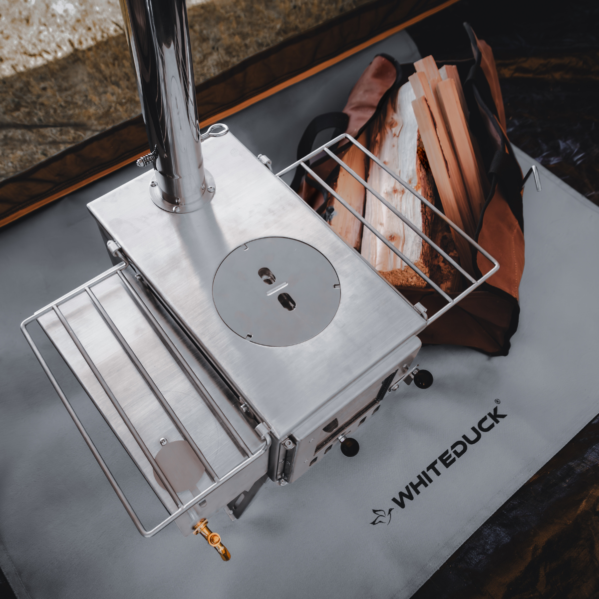 White Duck Stove Mat