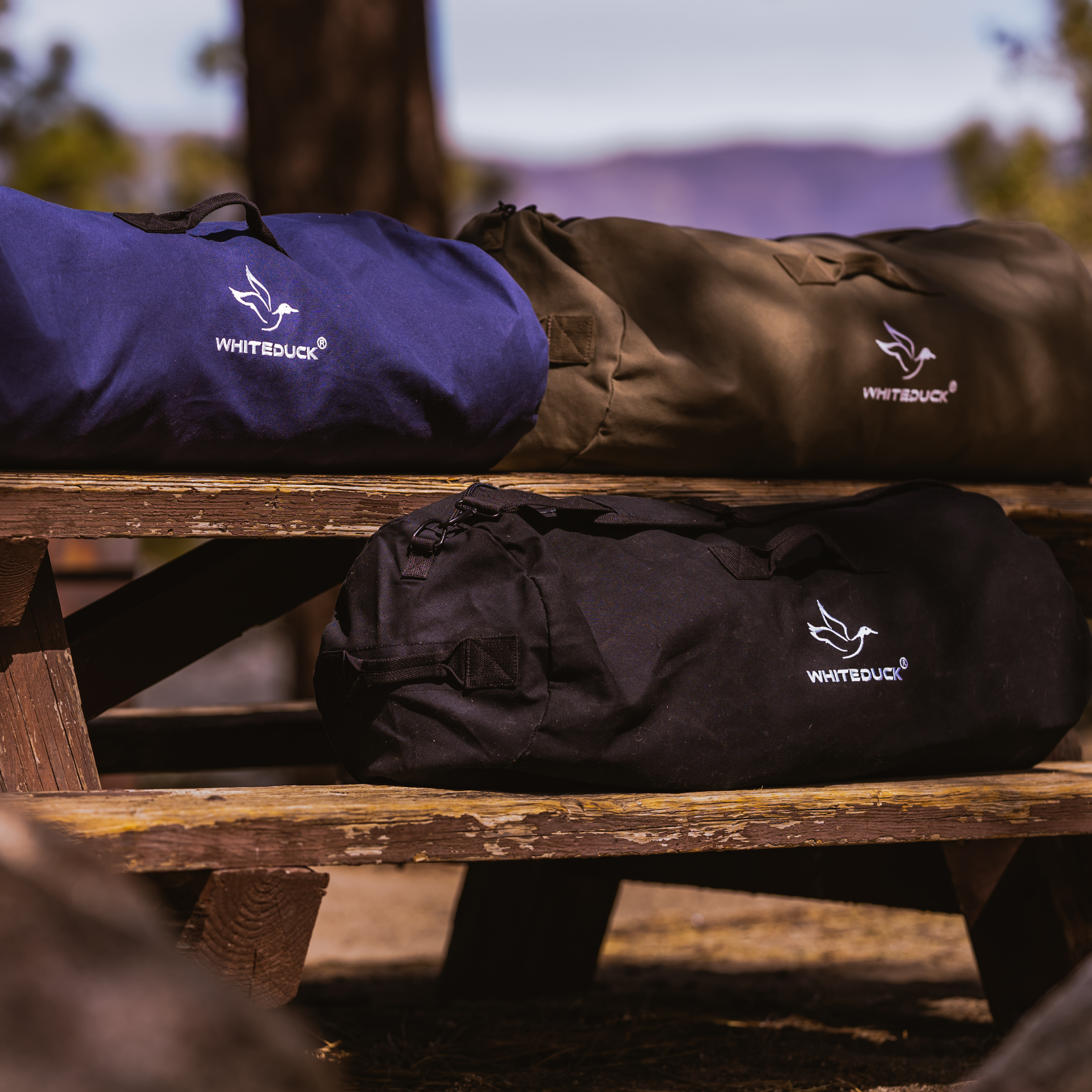 White Duck Hoplite Canvas Duffel Bag